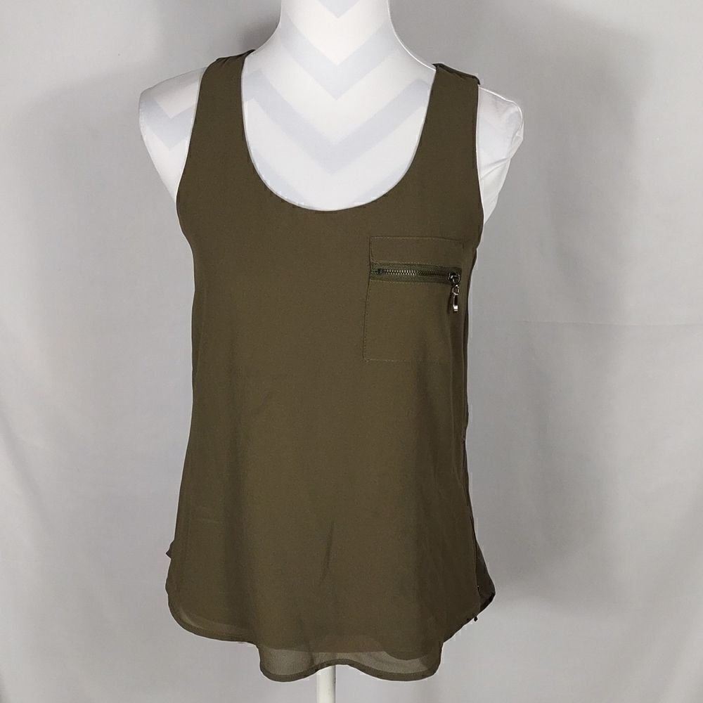 My Michelle Zippered Woman's Tank Top